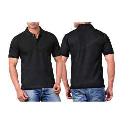 Heavy Cotton Mens Collar T-Shirt