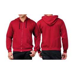 Hoodie with Full Front Zipper