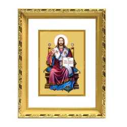 The King of Jesus Christ 24ct Gold Foil with DG Frame 