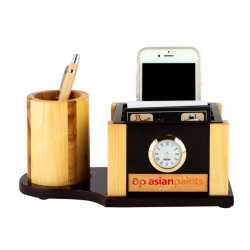 Pen Holder with watch and Mobile Holder
