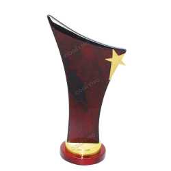 Piano Finsh Trophy With Small Gold Star