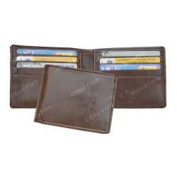 Brown Color Gents Wallet(RFID Protected)
