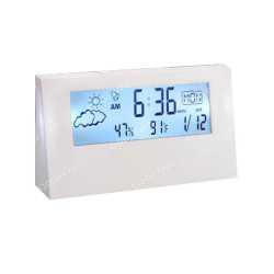 Sharp Weather Station Clock with Backlight  display