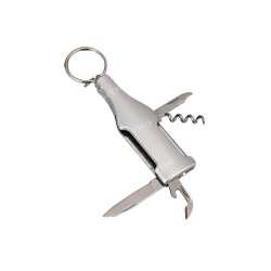Wine Bottle shape Keychain with tools 