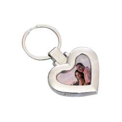 Heart shape Keychain with Photo frame and Mobile Stand ( Magnetic)