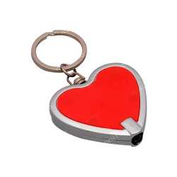Heart shape keychain with torch