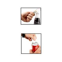 Universal bottle and can opener