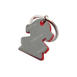 Girl shape keychain with Red highlights