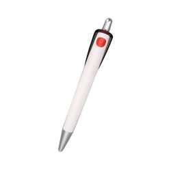 Astro Pen with highlighted edge and clear clip