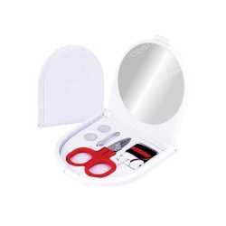 Folding Mirror With Sewing Kit